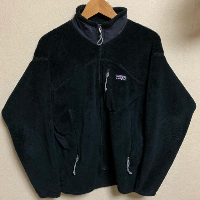 2000年製 Patagonia R2 フリース ボア ジャケット ブラック 黒