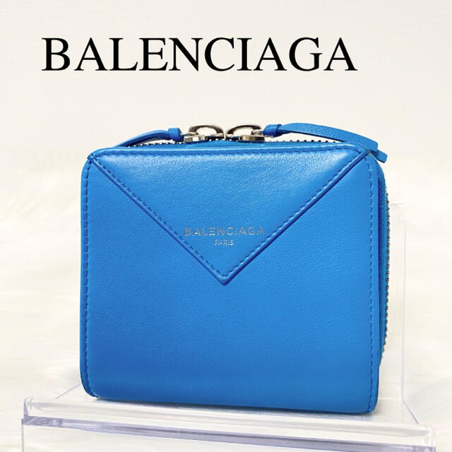 バレンシアガ/BALENCIAGA ペーパービルフォールド 二つ折り財布 enot.in.ua