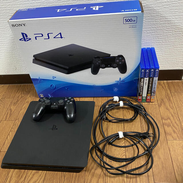 SONY PlayStation4 本体 CUH-2000AB01 ソフト4本 - 家庭用ゲーム機本体