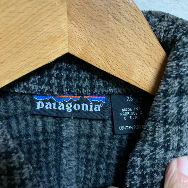 patagonia(パタゴニア)の97年製 USA製 Patagonia ウルトラプラッシュ フリース ブラック メンズのジャケット/アウター(ブルゾン)の商品写真