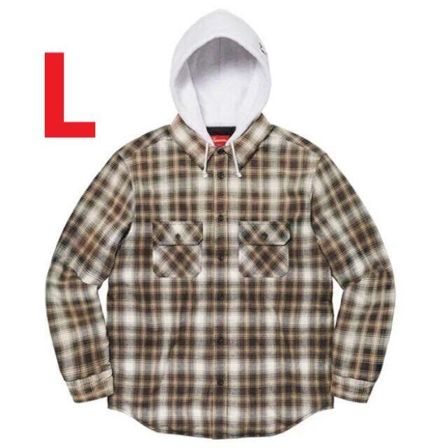 その他Supreme Hooded Flannel Zip Up Shirt