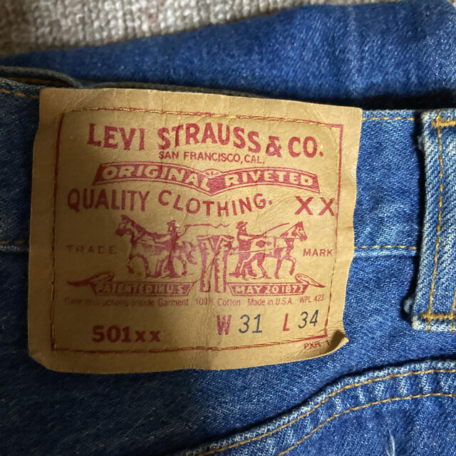 Levi's(リーバイス)の90s   リーバイス501XX W31 USA製　ペンキ汚れ有り メンズのパンツ(デニム/ジーンズ)の商品写真