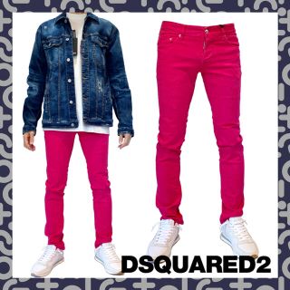 ディースクエアード(DSQUARED2)のマッキー様専用【新品】DSQUARED2 デニム SLIM JEAN フューシャ(デニム/ジーンズ)