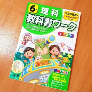 【美品】小学教科書ワーク大日本図書版理科６年(語学/参考書)