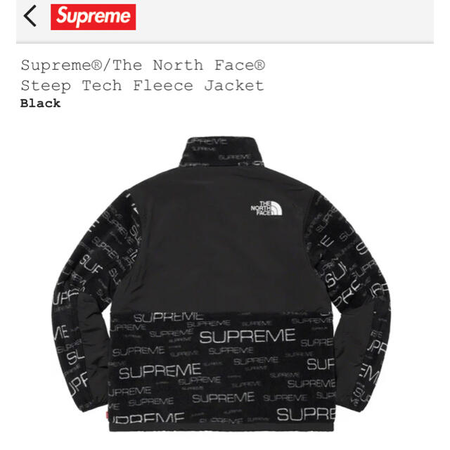 Supreme(シュプリーム)のSupreme The North Face Steep Tech Fleece メンズのジャケット/アウター(ブルゾン)の商品写真