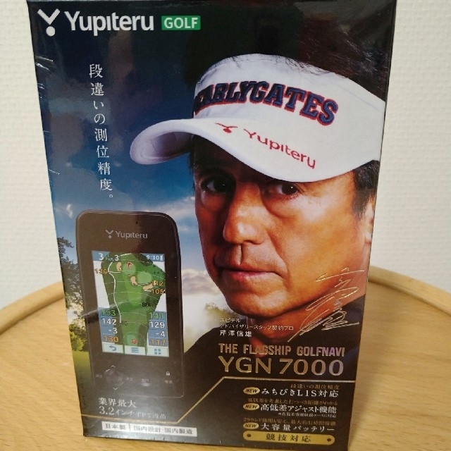 Yupiteru(ユピテル)の【新品】ザ　フラッグシップ　ゴルフナビ　YGN7000 スポーツ/アウトドアのゴルフ(その他)の商品写真