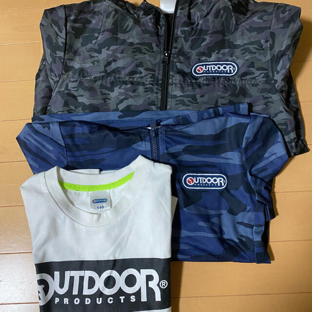 OUTDOOR(アウトドア)の140サイズ　男の子3枚まとめ売り キッズ/ベビー/マタニティのキッズ服男の子用(90cm~)(Tシャツ/カットソー)の商品写真