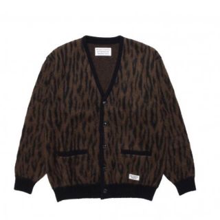 ワコマリア(WACKO MARIA)の最安値　WACKO MARIA LEOPARD MOHAIR CARDIGAN(カーディガン)