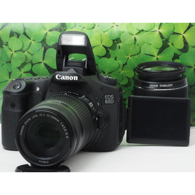 【✨美品✨️】ダブルレンズセット‼️Canon EOS 60D 一眼レフ