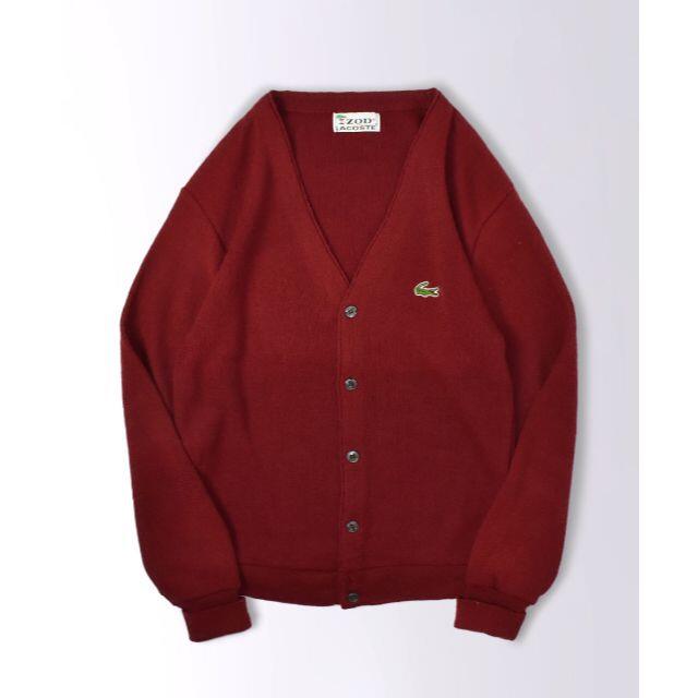 70s IZOD LACOSTE ラコステ ヴィンテージ ニットカーディガン