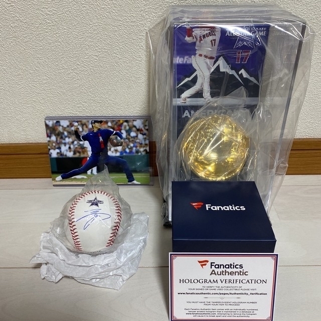 大谷翔平選手2021年MLBオールスターゲーム直筆サイン入りボール野球