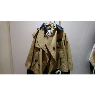 新品タグ付☆ sacai  ドッキング ニット トレンチ