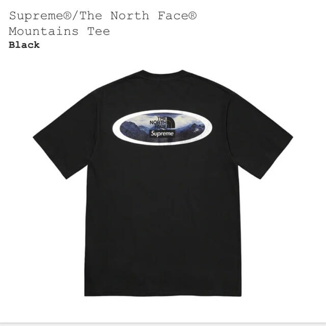 Supreme(シュプリーム)のL 黒　supreme the north face tシャツ　ノースフェイス メンズのトップス(Tシャツ/カットソー(半袖/袖なし))の商品写真