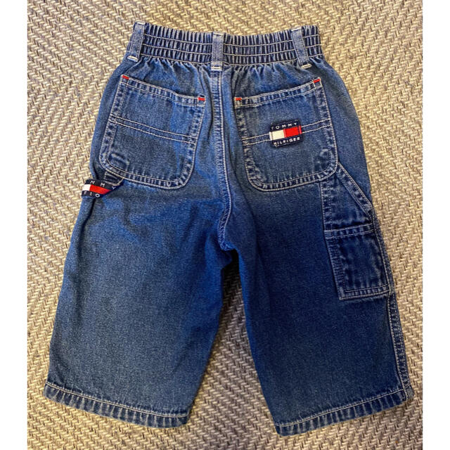 TOMMY HILFIGER(トミーヒルフィガー)のTOMMY HILFIGER ワイド パンツ 6-12M キッズ ベビー デニム キッズ/ベビー/マタニティのベビー服(~85cm)(パンツ)の商品写真