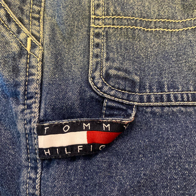 TOMMY HILFIGER(トミーヒルフィガー)のTOMMY HILFIGER ワイド パンツ 6-12M キッズ ベビー デニム キッズ/ベビー/マタニティのベビー服(~85cm)(パンツ)の商品写真