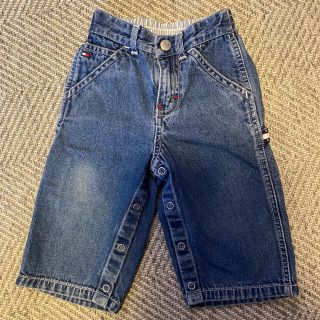 トミーヒルフィガー(TOMMY HILFIGER)のTOMMY HILFIGER ワイド パンツ 6-12M キッズ ベビー デニム(パンツ)