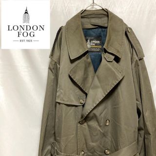 LONDON FOG ロンドンフォグ トレンチコート 46 カーキ ロングコートの ...