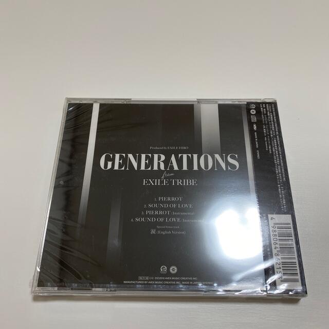 GENERATIONS(ジェネレーションズ)のPIERROT エンタメ/ホビーのCD(ポップス/ロック(邦楽))の商品写真