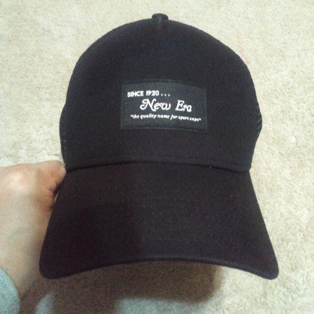 NEW ERA(ニューエラー)のNEW ERAニューエラ メッシュキャップ ブラック メンズの帽子(キャップ)の商品写真