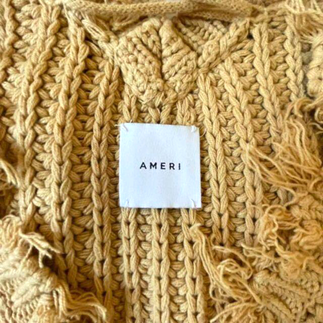 Ameri VINTAGE(アメリヴィンテージ)の専用★AMERI アメリヴィンテージ ✨18SS ダメージニット マスタード レディースのトップス(ニット/セーター)の商品写真