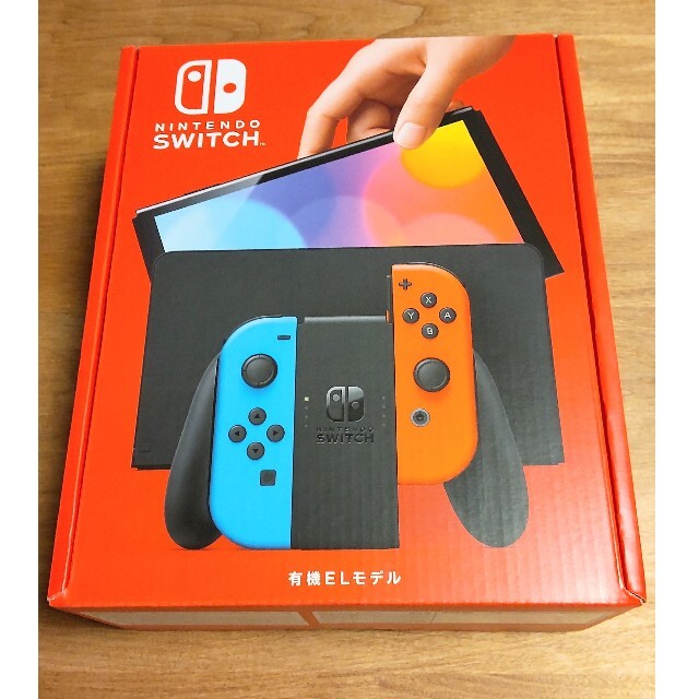 新品未開封 3年保証付 Nintendo Switch 有機ELモデル 赤青