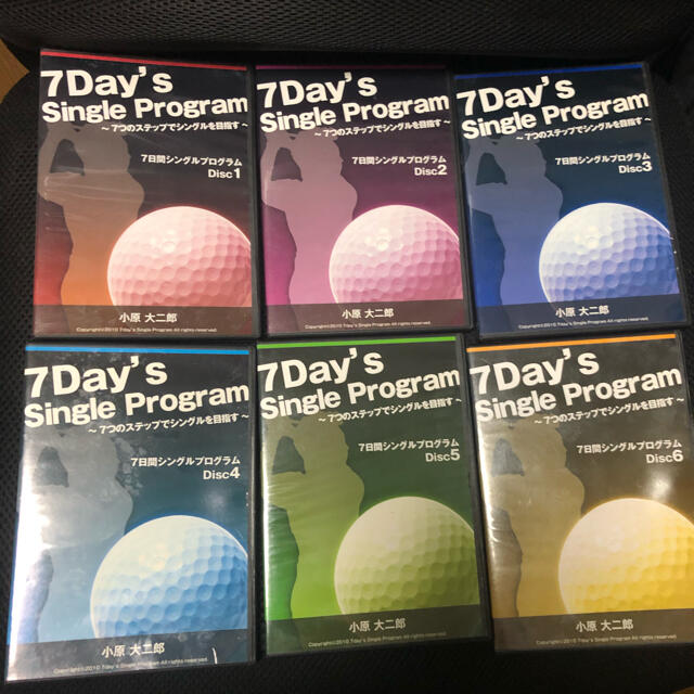 ゴルフレッスンDVD 小原大二郎「7Day’s Single Program」