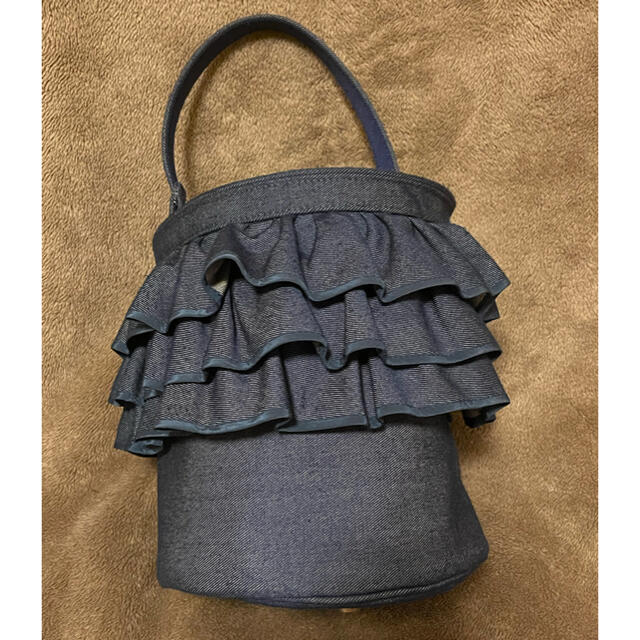 セツコサジテール　デニム　ピクニック　バケツ型バッグ レディースのバッグ(ショルダーバッグ)の商品写真