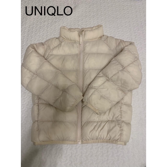 UNIQLO(ユニクロ)のUNIQLO  ライトウォームパデットジャケット　NATURAL  110cm キッズ/ベビー/マタニティのキッズ服女の子用(90cm~)(ジャケット/上着)の商品写真