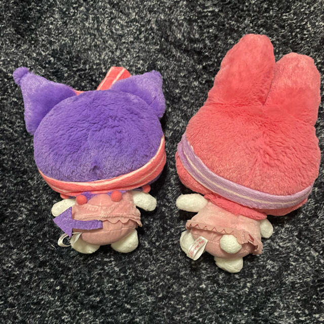 マイメロディ(マイメロディ)のマイメロ＆クロミ💖レア❤️セットぬいぐるみ💜 エンタメ/ホビーのおもちゃ/ぬいぐるみ(ぬいぐるみ)の商品写真