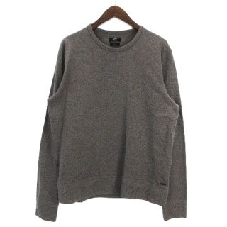 ヒューゴボス(HUGO BOSS)のヒューゴボス HUGO BOSS Tシャツ カットソー 長袖 杢グレー L(Tシャツ/カットソー(七分/長袖))