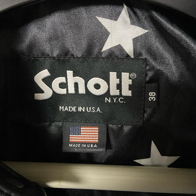 schott(ショット)のショット Schott ソフ sophnetコラボ シングルライダースジャケット メンズのジャケット/アウター(ライダースジャケット)の商品写真