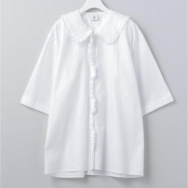 専用COTTON FRILL COLLAR SHORT SLEEVE SHIRT