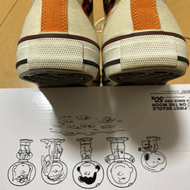 AU BANNISTER(オゥバニスター)のPEANUTS×Au BANNISTER  スヌーピーコラボハイカットスニーカー レディースの靴/シューズ(スニーカー)の商品写真