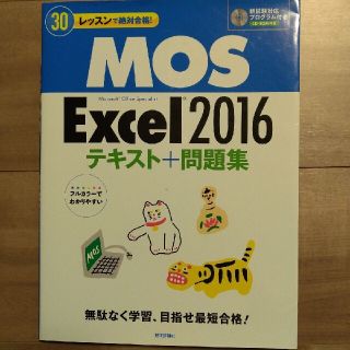 ＭＯＳ　Ｅｘｃｅｌ２０１６テキスト＋問題集 ３０レッスンで絶対合格！(資格/検定)