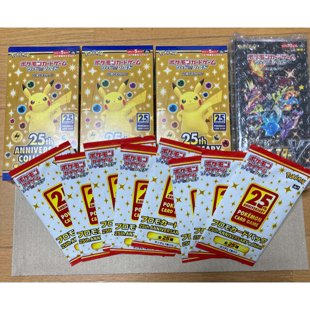 pokemonポケモン 25th ANNIVERSARY 3BOX + プロモ + シャイニー