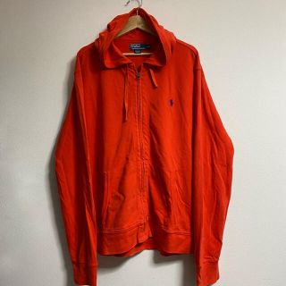 ポロラルフローレン(POLO RALPH LAUREN)のpolo ralph lauren orange ジップ　パーカー(パーカー)