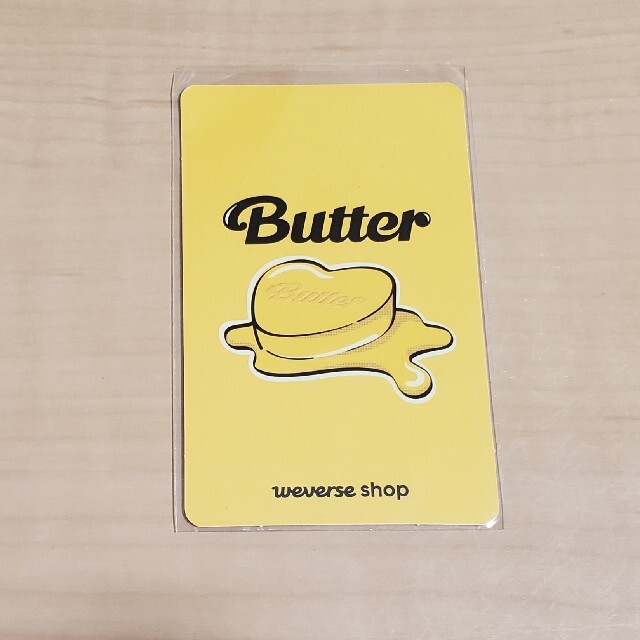 韓国　BTS　防弾少年団　Butter　特典　ジミン　トレカ エンタメ/ホビーのタレントグッズ(アイドルグッズ)の商品写真