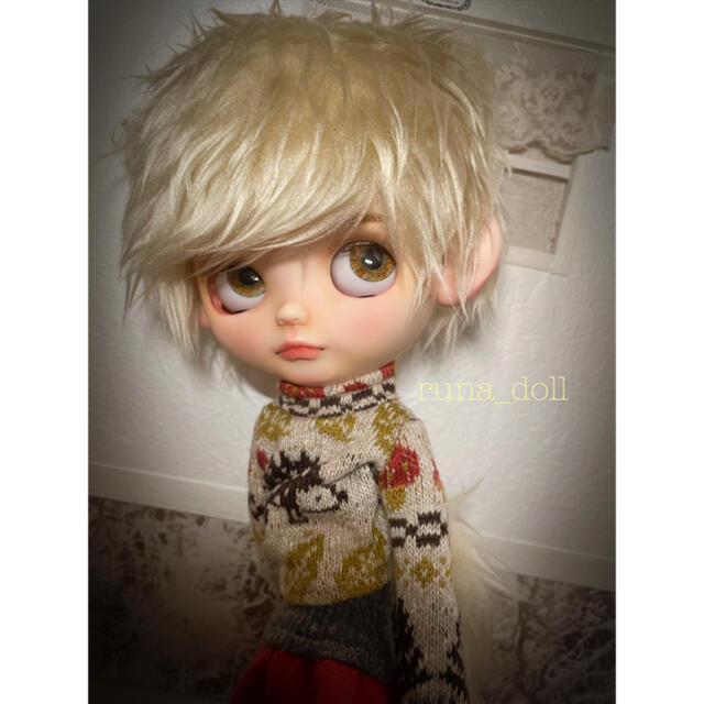 カスタムアイシードール 男の子 トータルコーデ 猫耳 www