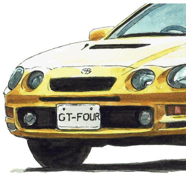 NC-914トヨタセリカGT-Four限定版画サイン額装作家平右ヱ門 4