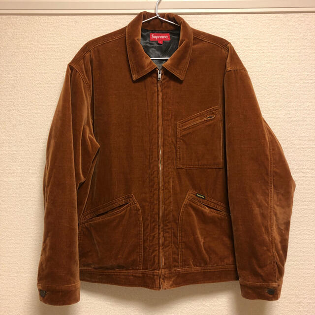 Supreme velvet work jacket 2020aw L