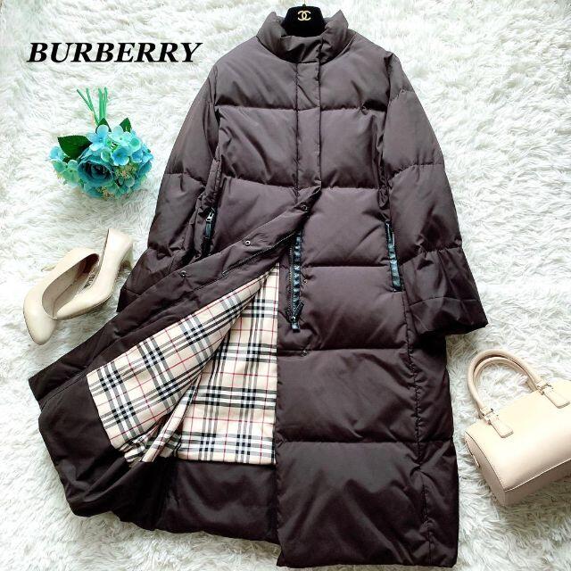 BURBERRY - 美品♡バーバリー ロングダウンコート ノバチェック 三陽