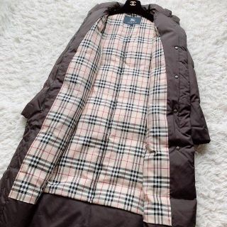 BURBERRY - 美品♡バーバリー ロングダウンコート ノバチェック 三陽