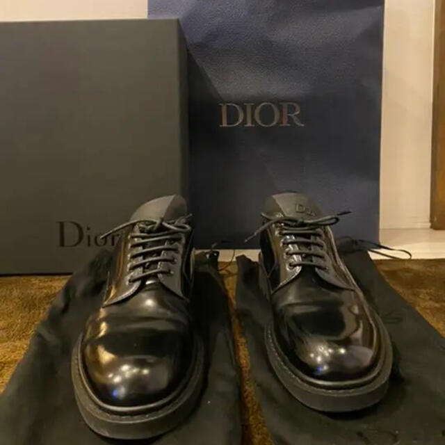 Dior homme レザーダービーシューズ　ブラック