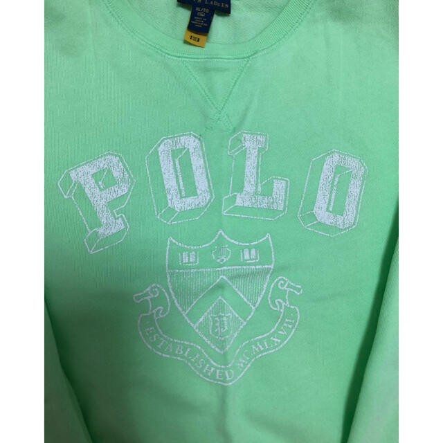 POLO RALPH LAUREN(ポロラルフローレン)の一回着用 ラルフローレン スエット キッズ/ベビー/マタニティのキッズ服女の子用(90cm~)(Tシャツ/カットソー)の商品写真