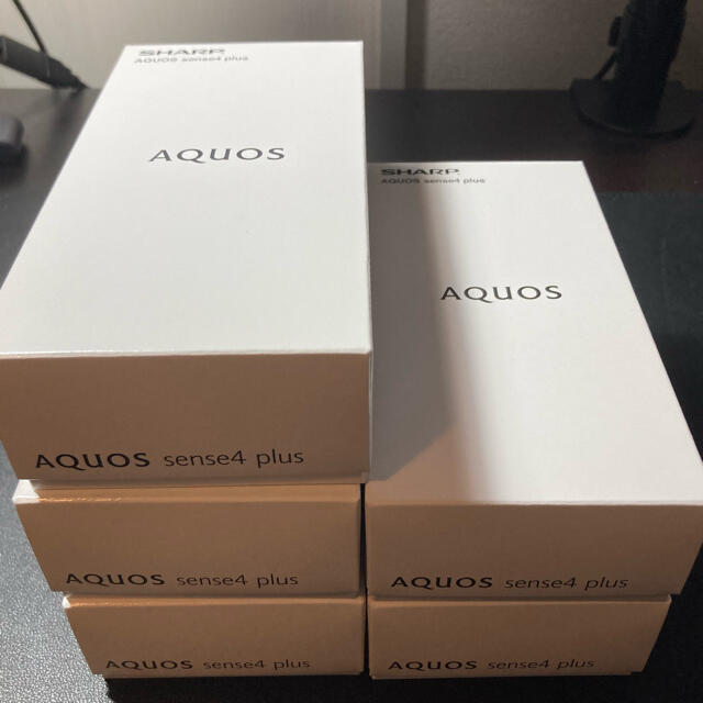 AQUOS sense4 plus sh-m16 128GB 5台セット