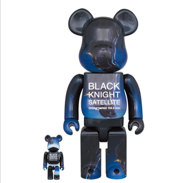 MEDICOM TOY(メディコムトイ)のBE@RBRICK×BLACKKNIGHTSATELLITE100％&400％ エンタメ/ホビーのフィギュア(その他)の商品写真