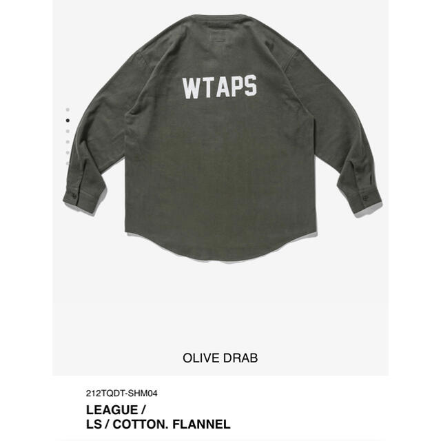 WTAPS LEAGUE シャツ OLIVE サイズL ダブルタップス