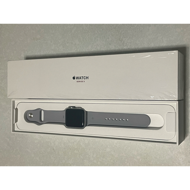 アップル Apple Watch3 42mm シルバーアルミ フォッグスポーツ-