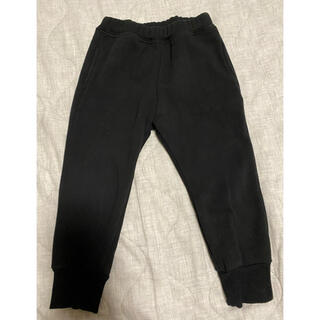 デビロック(DEVILOCK)の【devirock】裏シャギー 裾リブパンツ 黒 100サイズ(パンツ/スパッツ)