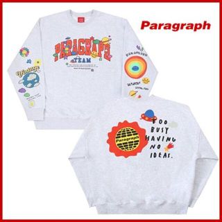 Paragraph★SMILE HAPPY SWEATSHIRT★パラグラフw(トレーナー/スウェット)